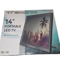 Trexonic 14' Portable LED TV (Model: TRX-14D).Trexonic 14' Portable LED TV (Model: TRX-14D).