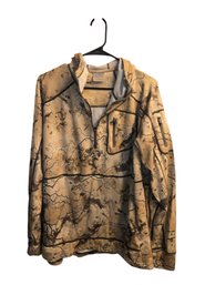XL-Pnuma Gunnison Merino Wool Blend Hoodie In The CAZA Camouflage Pattern.