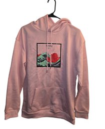 Women's Medium Graphic Drawstring Hoodie Size Medium