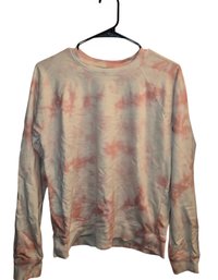 Women's Medium Lucky Brand Tie-dye Raglan Crewneck Sweatshirt
