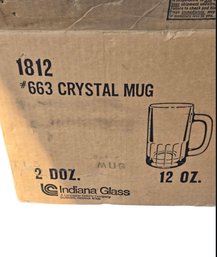 24 Crystal Mugs 12oz