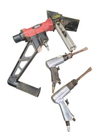 Framing Nailer And Two Air Hammers/chisels.