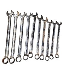 Snap-on 12-point Metric Flank Drive Combination Wrenches.