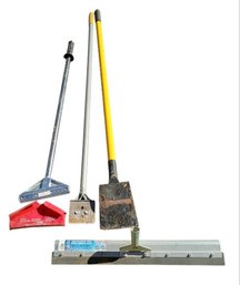 Razor Floor Scrapers, Unger Aquadozer Squeegee