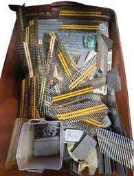 Tote Full Of Construction Nails