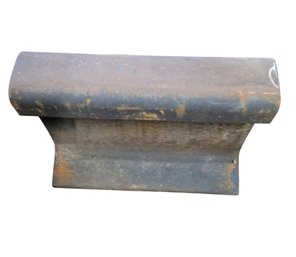 Section Of Railroad Track Repurposed As A Blacksmith's Anvil.