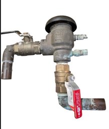 Mueller Global 1-inch Full Port Brass Ball Valve.