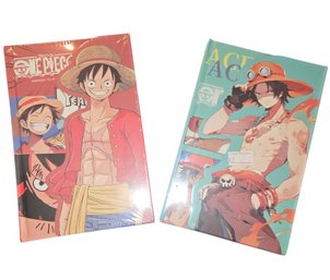 2- New One Piece Themed Notebooks - Hardback