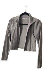 Aritzia Tnaction  Soft Jacket In A Light Taupe Or Beige Color.