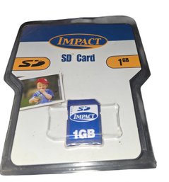 Impact 1GB Secure Digital (SD) Memory Card