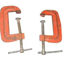 2-Vintage Stanley Handyman H152 - 2' G Clamps