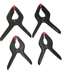 4- Heavy-duty Plastic Spring Clamps
