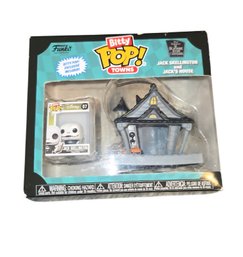 Funko Bitty Pop! Town Set Featuring Jack Skellington From The Nightmare Before Christmas.
