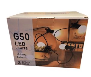 New-G50 LED Lights' Featuring 10 Bulbs Designed For Both Indoor And Outdoor Use.