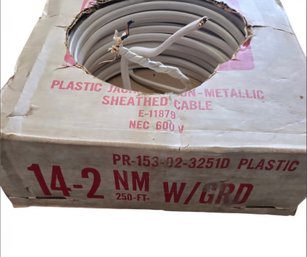 250-foot Roll Of 14-2 NM-B (Non-Metallic Sheathed) Electrical Cable