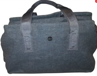 Lululemon Heather Gray Go Getter Gym,Duffel, Or Travel Bag