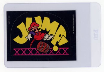 1982 Nintendo Donkey Kong Jump! Mario Sticker