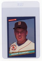 1986 Donruss Roger Clemens Baseball Card