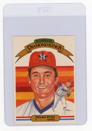 1982 Donruss Nolan Ryan Diamond Kings Baseball Card