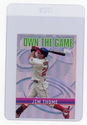 2001 Topps Jim Thome Own The Game Baseball Card