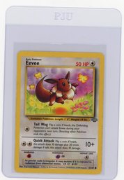 1999 Pokemon Jungle Eevee Pokemon Card