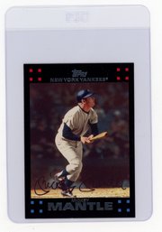 2007 Topps Mickey Mantle Baseball Card