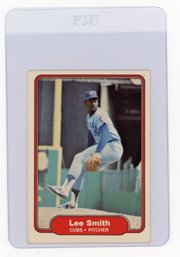 Lee Smith Rookie Card 1982 Fleer Baseball Card