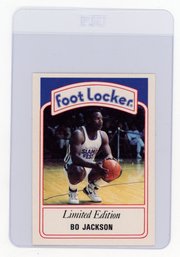 1991 Foot Locker Slam Fest Bo Jackson Limited Edition Basketball Card