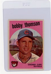 1959 Topps Bobby Thomson Baseball Card