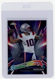 Drake Maye Rookie Card 2024 Topps Chrome Future Stars Football Card