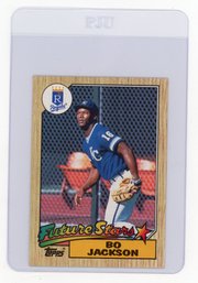 Bo Jackson Rookie Card 1987 Topps Future Star Baseball Card