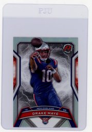 Drake Maye Rookie Card 2024 Topps Resurgence Refractor Football Card