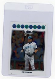 2008 Topps Chrome Ichiro Baseball Card