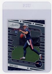 Drake Maye Rookie Card 2024 Panini Absolute Football Card