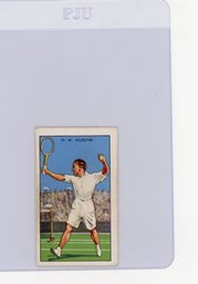 1934 Gallaher Champions Henry Wilfred Bunny Austin Tennis Card