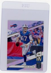2019 Panini Donruss Elite Josh Allen Pink Football Card