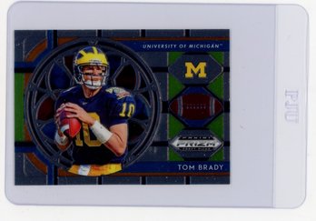 2019 Panini Prizm Draft Picks Tom Brady Staind Glass Football Card