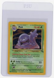 1999 Pokemon Fossil Muk Holo Pokemon Card