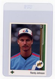 Randy Johnson Rookie Card 1989 Upper Deck Baseball Card