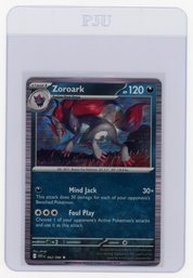 2025 Pokemon Scarlet & Violet White Flare Zoroark Holo Pokemon Card