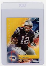 2015 Topps Platinum Tom Brady Gold Football Card