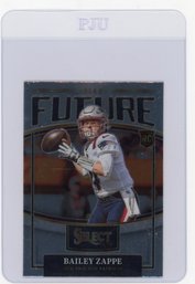 Bailey Zappe Rookie Card 2022 Panini Select Select Future Football Card