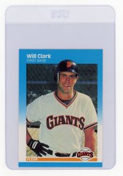 Will Clark Rookie Card 1987 Fleer Baseball Card