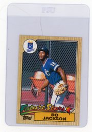 Bo Jackson Rookie Card 1987 Topps Future Star Baseball Card