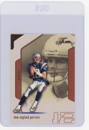 2002 Fleer Flair Tom Brady Football Card