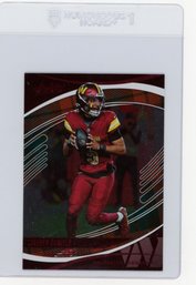 2025 Panini Absolute Jayden Daniels Red Football Card