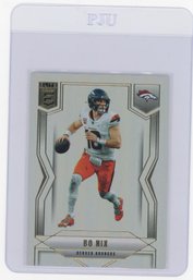 2025 Panini Donruss Elite Bo Nix Football Card