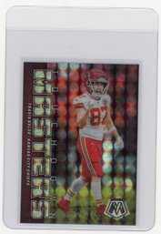 2023 Panini Mosaic Travis Kelce Touchdown Masters Mosaic Prizm Refractor Football Card