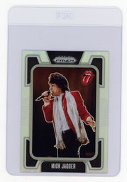 2025 Panini Prizm The Rolling Stones Mick Jagger Silver Prizm Refractor Card