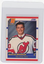Martin Brodeur Rookie Card 1990 Score Hockey Card